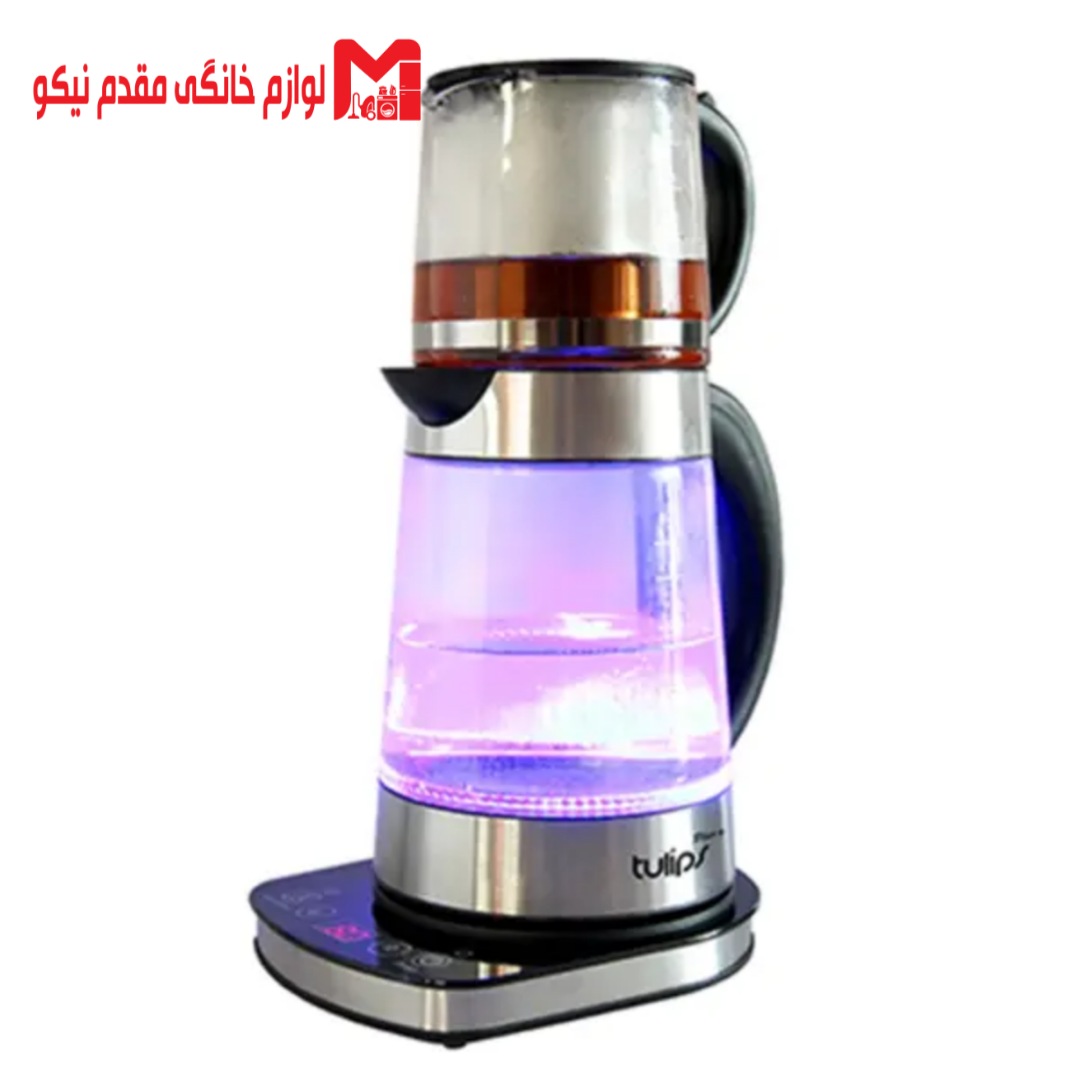 چای ساز شیشه ای تولیپس TM-459 2 چای ساز شیشه ای تولیپس TM-459