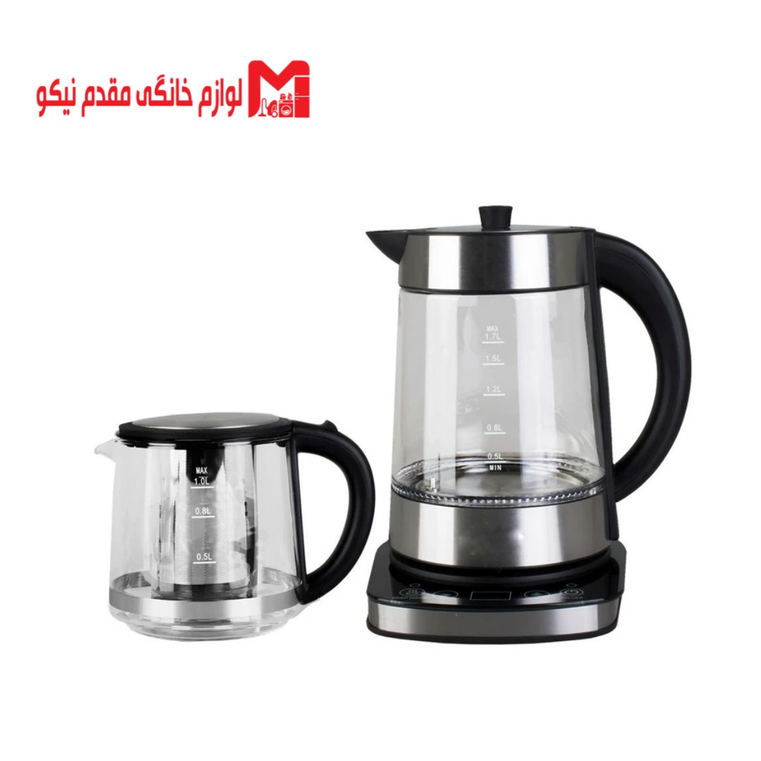چای ساز شیشه ای تولیپس TM-459 7 چای ساز شیشه ای تولیپس TM-459