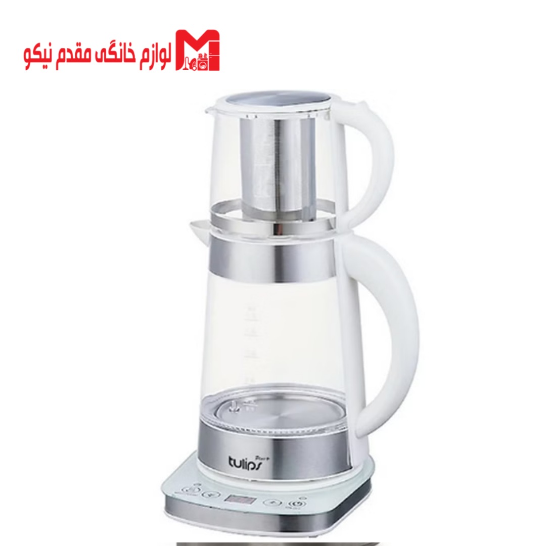 چای ساز شیشه ای تولیپس TM-459 4 چای ساز شیشه ای تولیپس TM-459