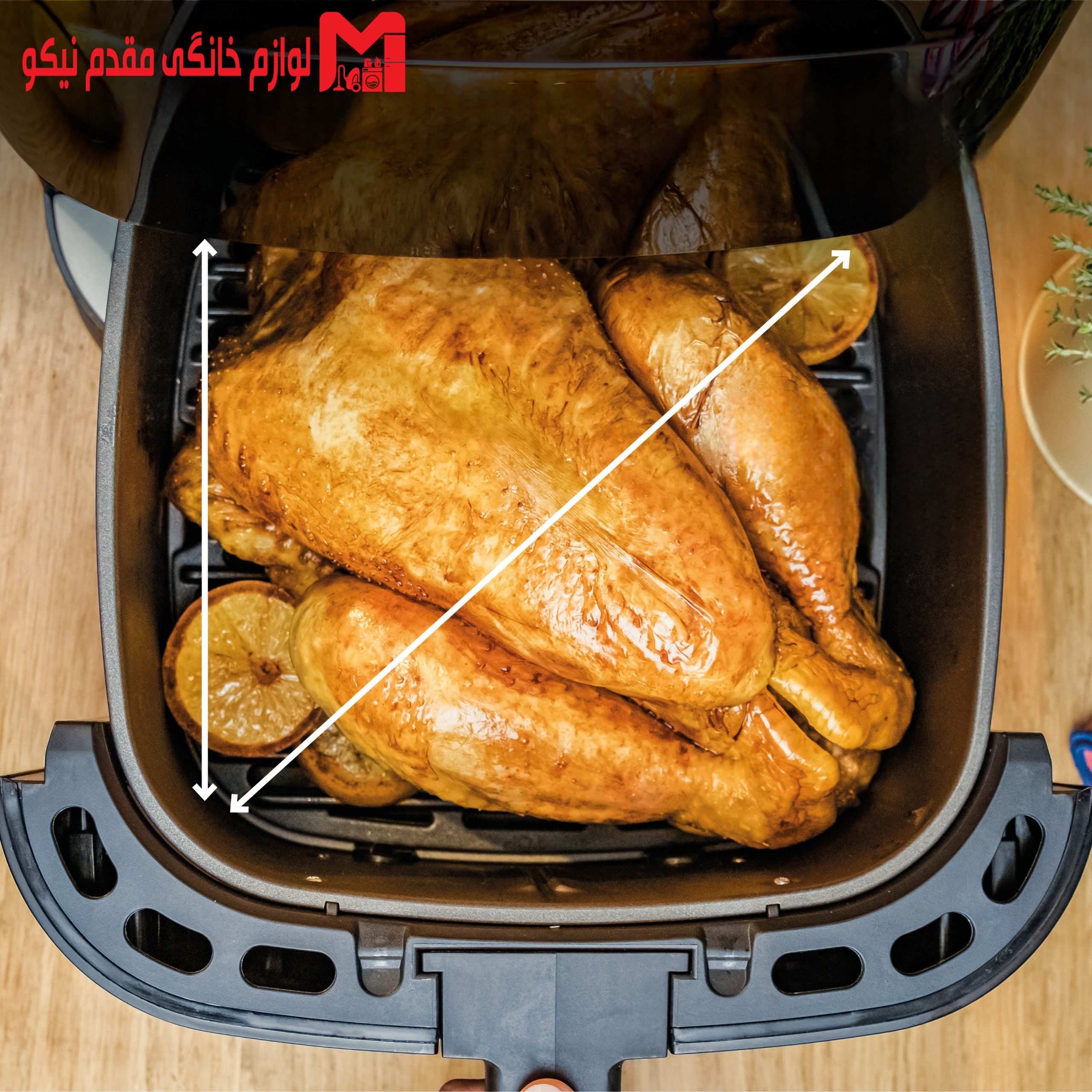 سرخ کن بدون روغن تفال مدل EY801D 3 سرخ کن بدون روغن تفال مدل EY801D
